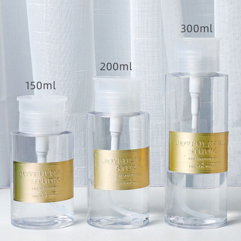 Transparent Bottle Dispenser Refillable Bottle Container Reusable Travel Size Bottle Portable 150/200/300ml