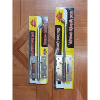 THEN CHỐT GÀI CỬA THEN DƯỚI INOX CCI100 (NHIỀU KÍCH THƯỚC)