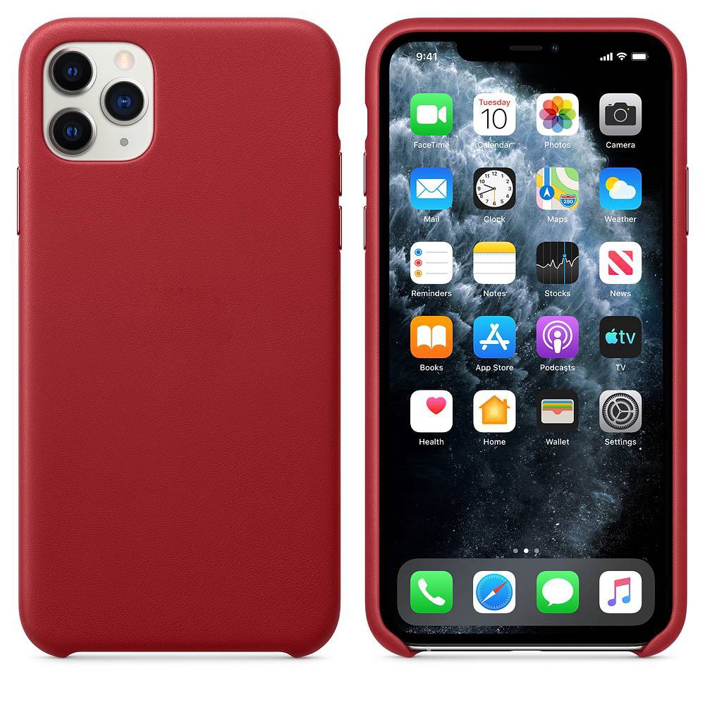 Ốp lưng da Leather Case chống sốc cho iPhone 11 Pro Max (siêu mềm mịn, chống sốc tốt, bảo vệ tuyệt đối) - Hàng nhập khẩu