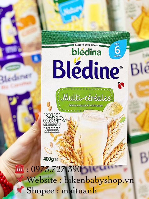 BỘT LẮC SỮA BLEDINA MẪU MỚI 2020 DẠNG GÓI 250- 400GR DATE 2022