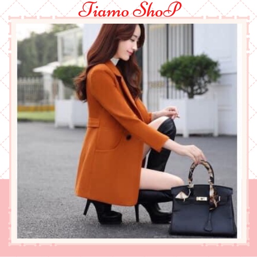 Áo Dạ Nữ, Áo Khoác Kiểu Vest Dạ Dáng Dài Freesize | BigBuy360 - bigbuy360.vn