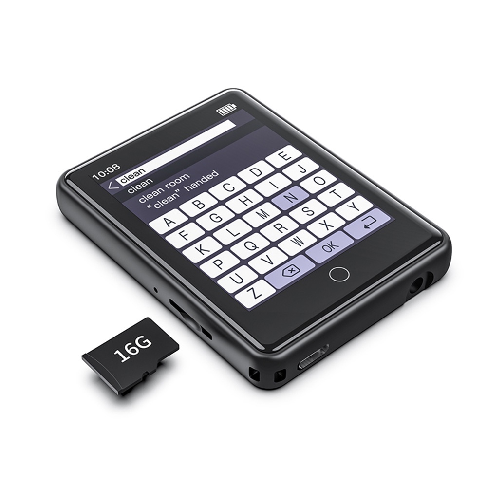Máy Nghe Nhạc MP3 Bluetooth 16GB Màn Hình Cảm Ứng HD Tích Hợp Loa FM Radio FM Faeal RUIZU M17