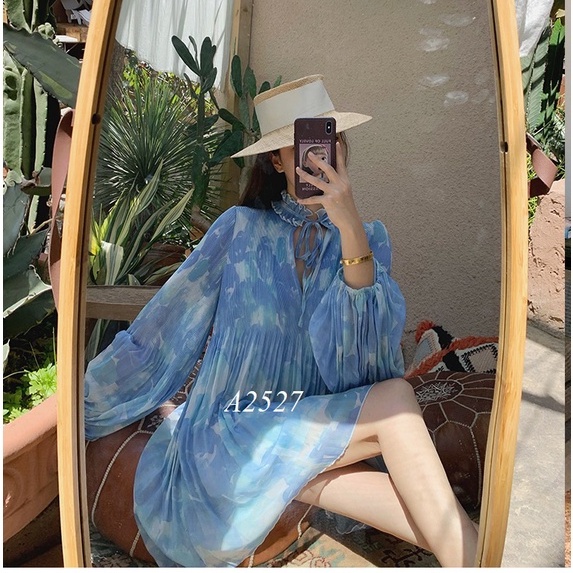 Váy Dài Tay Đi Biển Đi Chơi Xinh A2527