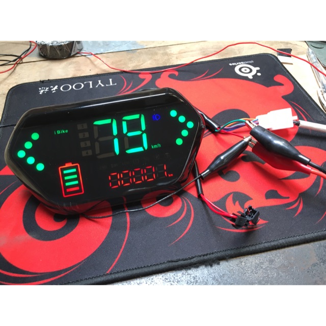 Đồng hồ báo tốc độ chế xe đạp điện - xe điện độ M02-0063