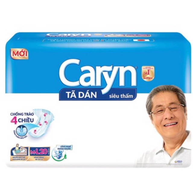 TÃ DÁN CARYN M-L 20 ( nữ từ 50-65kg, nam từ 60-75kg)