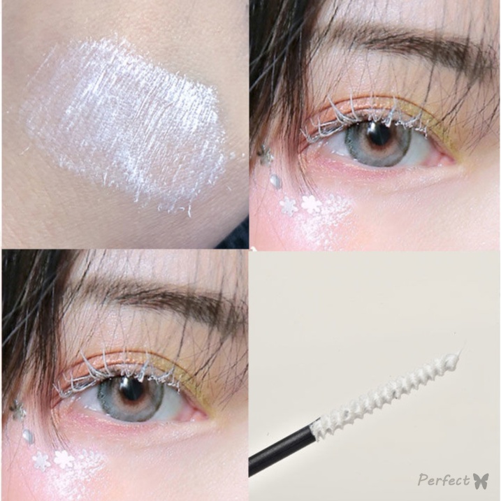 Mascara Màu Sắc Trắng Lâu Trôi Chống Thấm Nước Chống Mồ Hôi Làm Dày Và Dài Mi Tự Nhiên Cho Người Mới Bắt Đầu