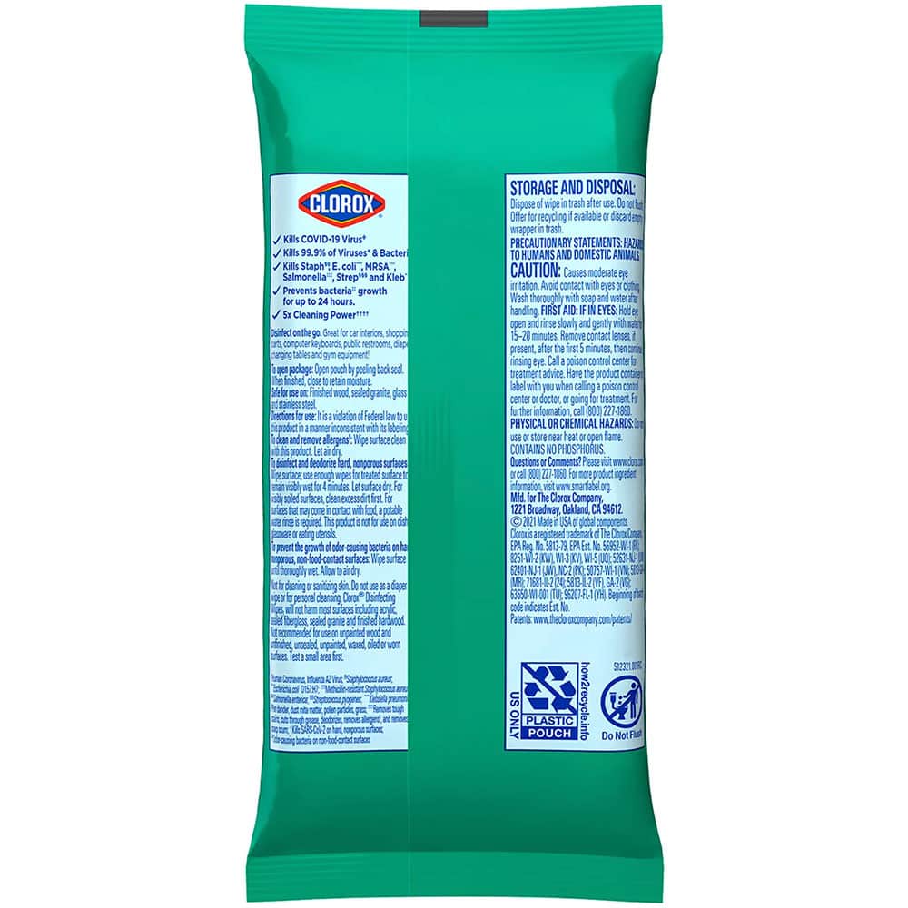 Khăn Khử Trùng Clorox Disinfecting Wipes, Fresh Gói 20 tờ  - Nhập khẩu Mỹ