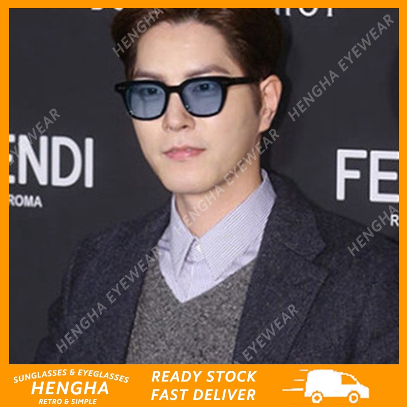 Kính mát gọng vuông màu kẹo ngọt ngào phong cách Hàn Quốc thời trang sành điệu