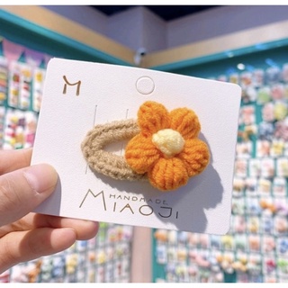 Kẹp tóc bằng len handmade nhiều màu sắc