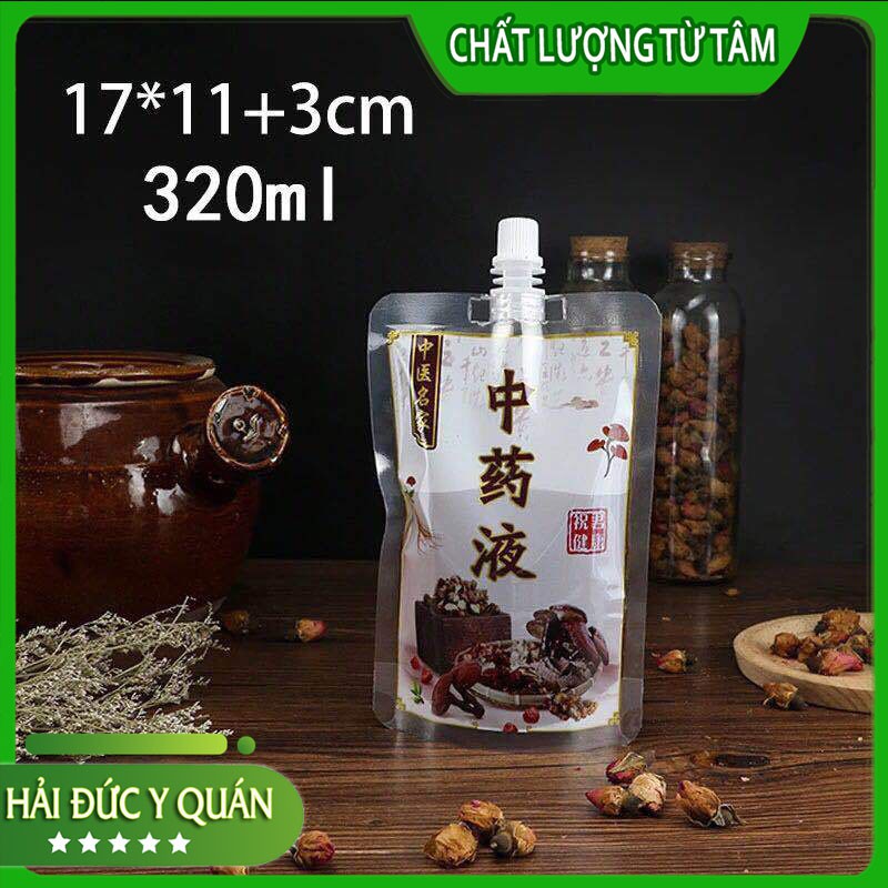 Túi Đựng Thuốc Sắc 320Ml Tiện Lợi, Tiết Kiệm, Dễ Sử Dụng [ Combo 10 Túi]