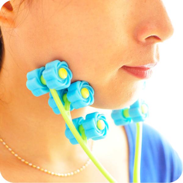 Portable Face Lift Massage Roller Flower Shape Elastic Anti Wrinkle Face-Lift Slimming Shaper Tools