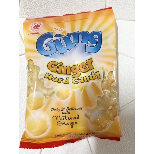 Kẹo Gừng Ginger Hải Hà gói 80g