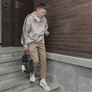 QUẦN BASIC PANTS KAKI màu CÀ PHÊ UNISEX 1hitshop