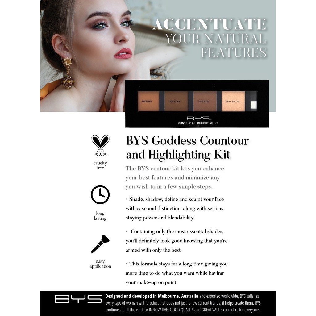 (Hàng Mới Về) Bảng Phấn Tạo Khối Và Bắt Sáng Bys | BigBuy360 - bigbuy360.vn