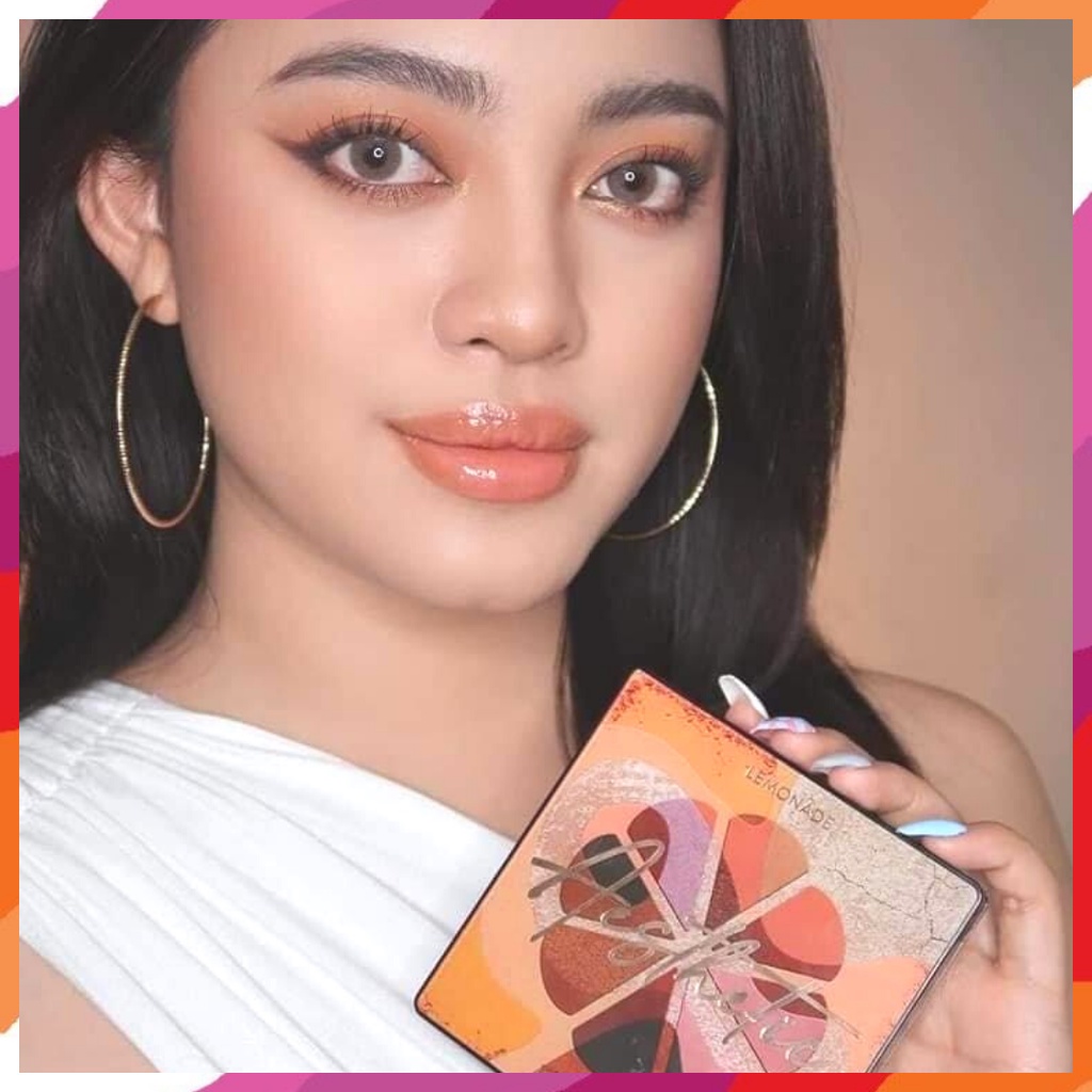 Lemonade Bảng phấn mắt 16 ô Lemonade Aesthetic Eyeshadow Palette 8.8g