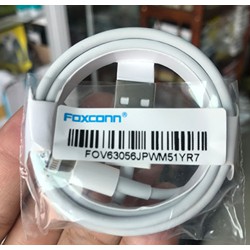 Cáp sạc lightning Iphone 5 6 7 plus chính hãng FOXCONN
