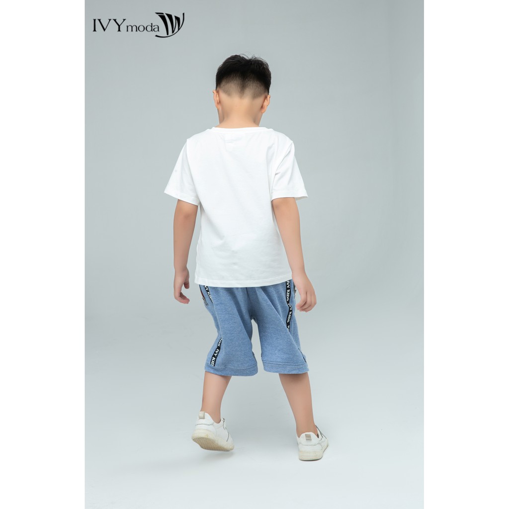 Áo thun bé trai in hình Batman IVY moda MS 57K1081