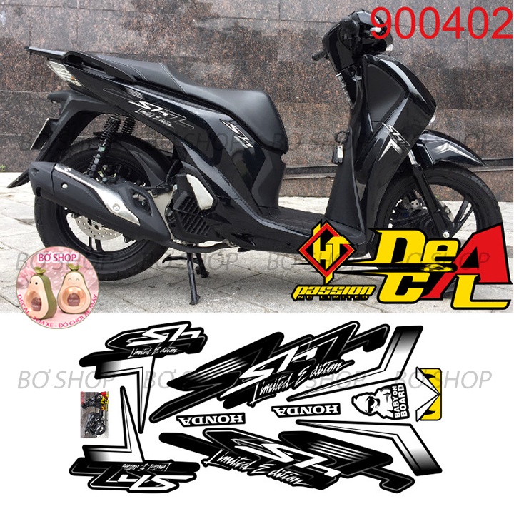 Tem xe SH 150 Limited Edition Dành cho đời xe từ 2013 - 2020  . Tem SH 3 Lớp cao cấp chống nước , chống phai màu