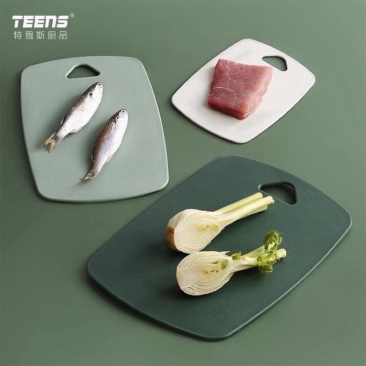 Combo set 3 Thớt Nhựa Kháng Khuẩn Nhiều màu, Hàng Loại 1, Đẹp Chất Lượng Cao cherrystore999
