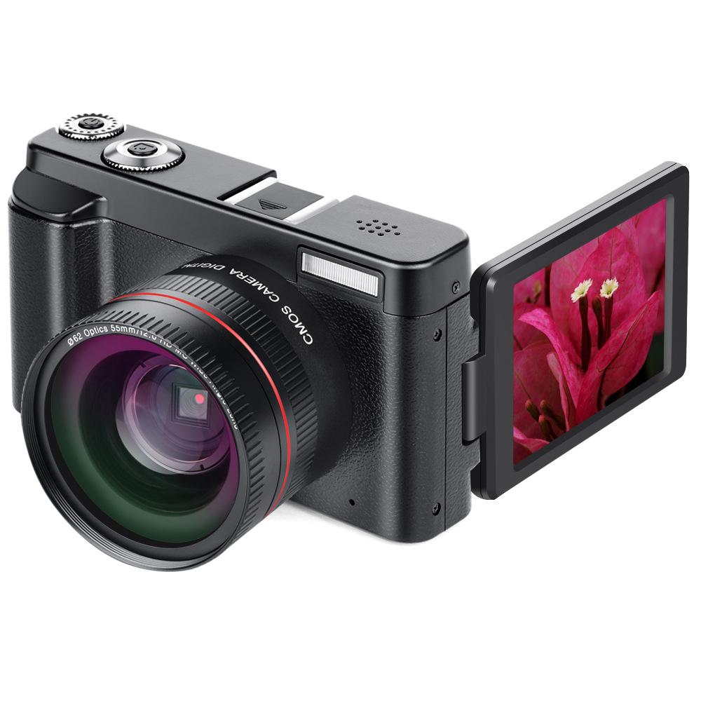 Dc101 24mp 16x zoom focus 1080p hd 3.0 inch tft screen digital slr camera with macro lens