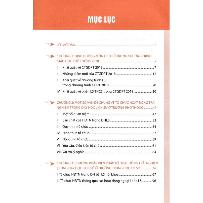 Sách - Tổ Chức Dạy Học Trải Nghiệm Trong Môn Lịch Sử Và Địa Lí THCS - Phần Lịch Sử (Theo Chương Trình SGK Mới) - EDU