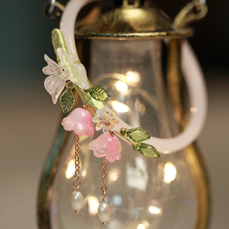 Vòng Đeo Tay Màu Tráng Men Tua Rua Phong Cách Cổ Điển