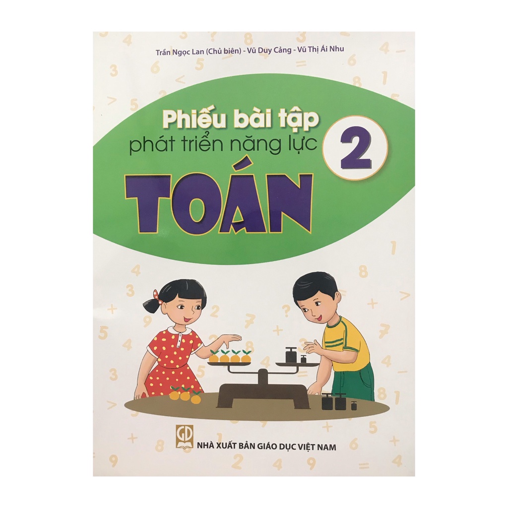 Sách - Phiếu bài tập phát triển năng lực Toán lớp 2 - Nhà sách 279