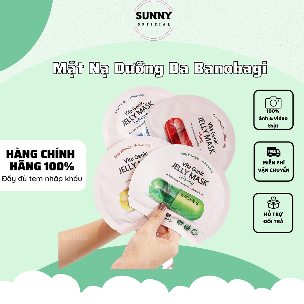 Mặt Nạ BNBG Vita Genic Jelly Mask Bổ Sung Vitamin Mẫu Mới 2020 30ml