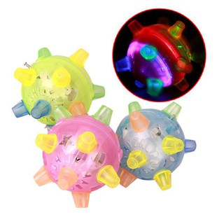 Children Luminous Flashing Jumping Ball Music Dancing Bounce Ball Toy