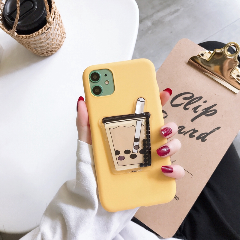 Ốp Lưng Hình Ly Trà Sữa Xinh Xắn Cho Điện Thoại Realme C11 C3 5i 5s 5 Pro C2 Oppo A5 A9 2020 A5S A3S F11 Pro F9 A91 A1K | BigBuy360 - bigbuy360.vn