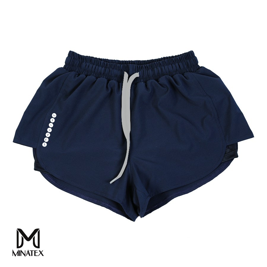 ! (Ảnh thật) Quần đùi bơi 2 lớp cho nữ, quần đùi thể thao nữ . ` " ! ` .