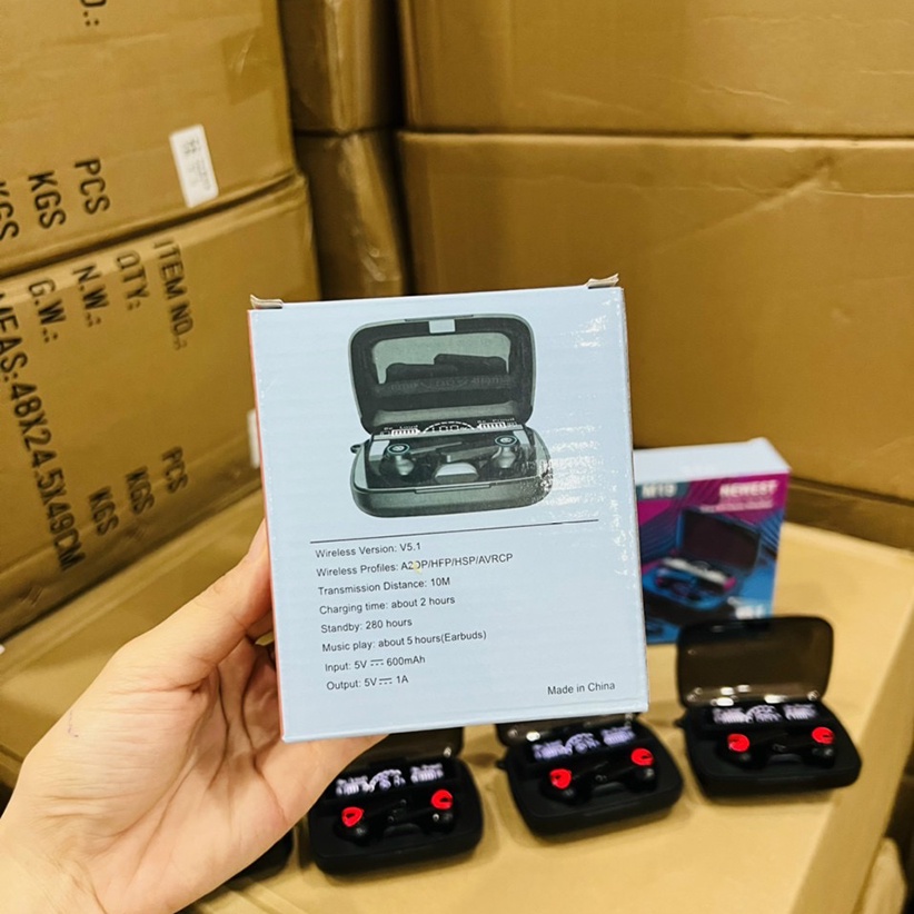 Tai Nghe Không Dây Chống Nước - Chống Ồn - Pin Trâu - Có Đèn Pin - Bảo Hành 3 Tháng