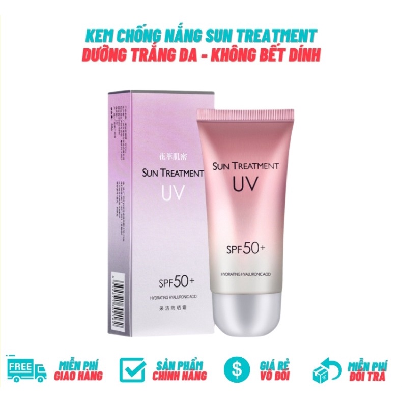 Kem chống nắng nâng tone trắng da kiềm dầu SUN TREATMENT SPF50+