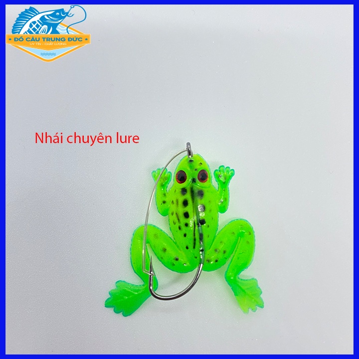 Mồi Nhái Nhảy Silicon, Chuyên Dùng Câu Lure Và Các Loại Cá Lóc, Nhỏ Gọn Rễ Sử Dụng - MC1