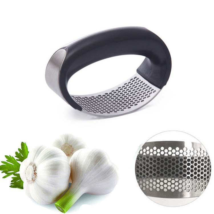 Dụng cụ nghiền tỏi hành thông minh không gỉ, an toàn tuyệt đối