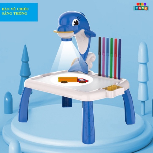 Bàn vẽ có đèn chiếu sáng thông minh cho bé bộ bàn vẽ chiếu bóng 24 hình chiếu cho bé có đèn tặng kèm bút vẽ và  vở vẽ