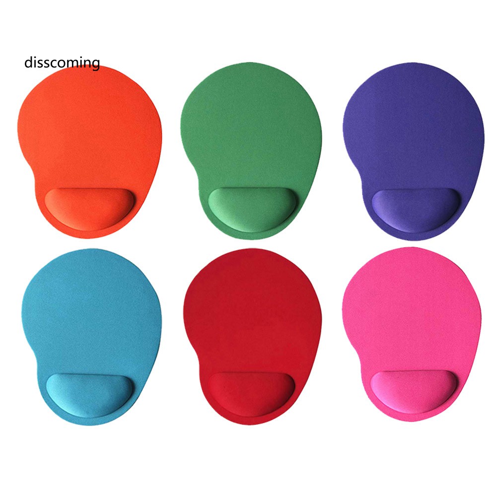 Thảm Lót Chuột QTDN-Home Màu Trơn Thoải Mái Chống Trượt Kèm Đệm Hỗ Trợ Cổ Tay