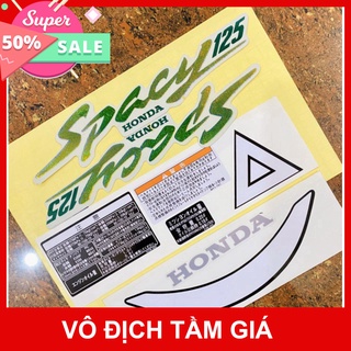 Hcm- ddxm - v18m - bộ tem xe spacy 125 kèm thông số