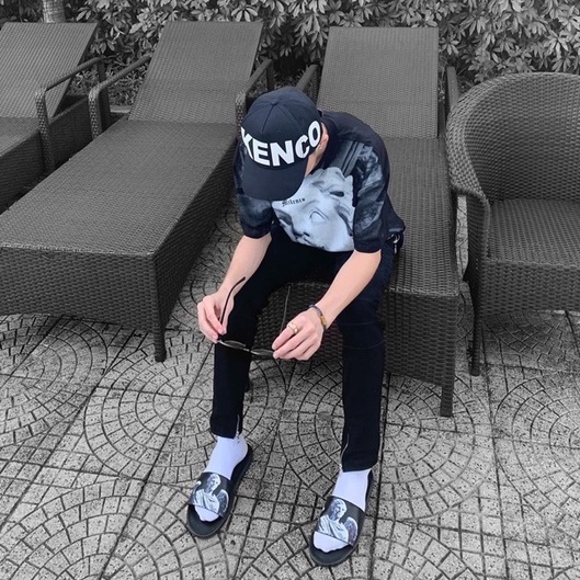 Mũ lưỡi trai MC Phản Quang Tráng Gương Chữ Màu BIGOMALL - Nón lưỡi trai chất vải kaki dày dặn