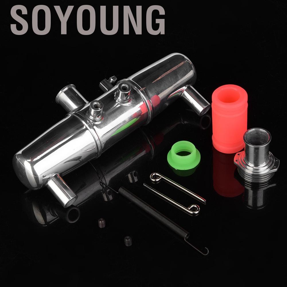 Bộ ống xả kép chuyên dụng cho xe hơi Hpi Savage 4.6 / 5.9 1 8 Nitro