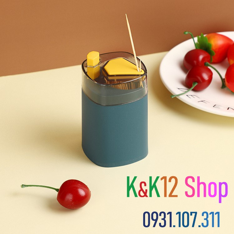 Hộp đựng tăm kiểu dáng dễ thương.