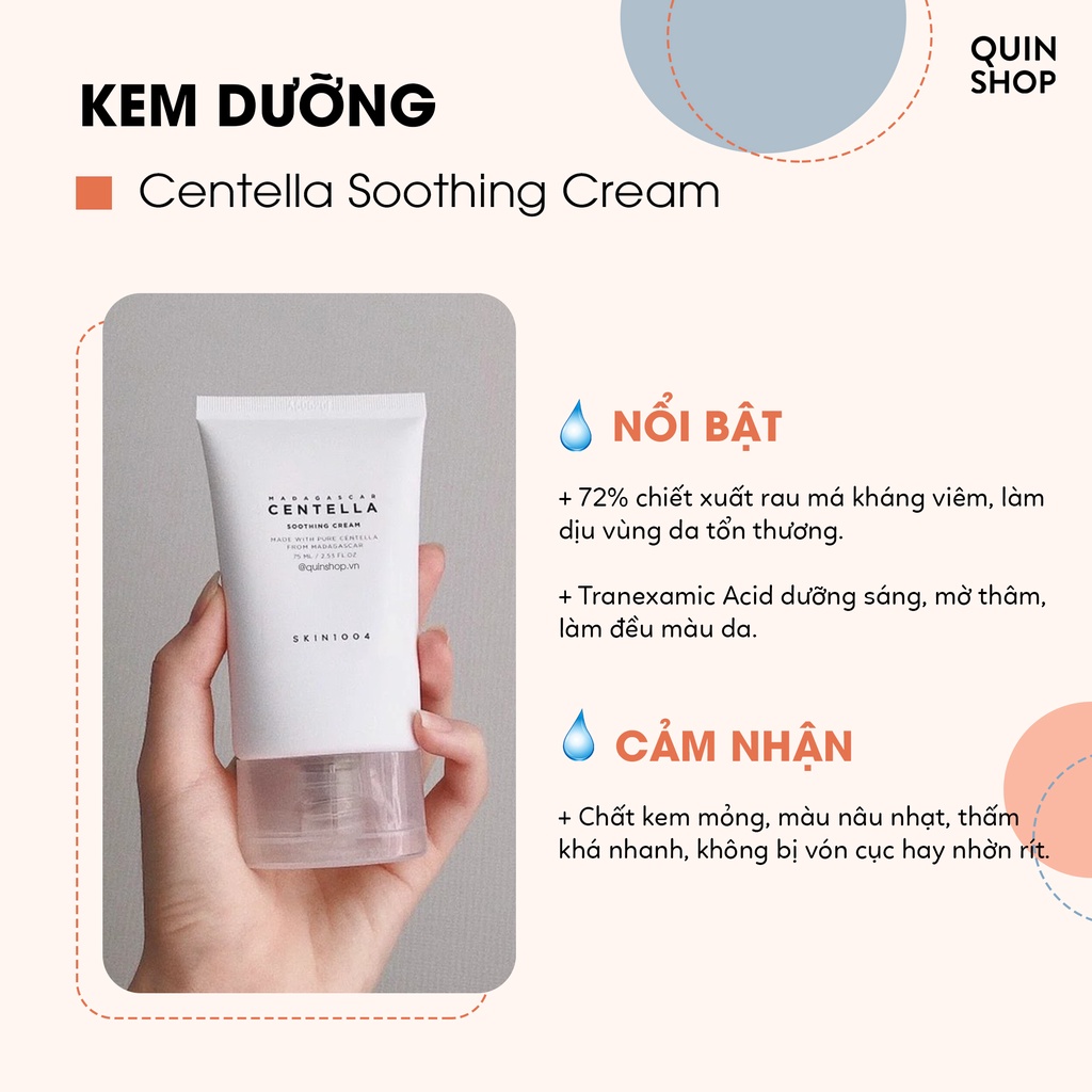 Kem Dưỡng Rau Má Skin1004 Madagascar Centella Cream