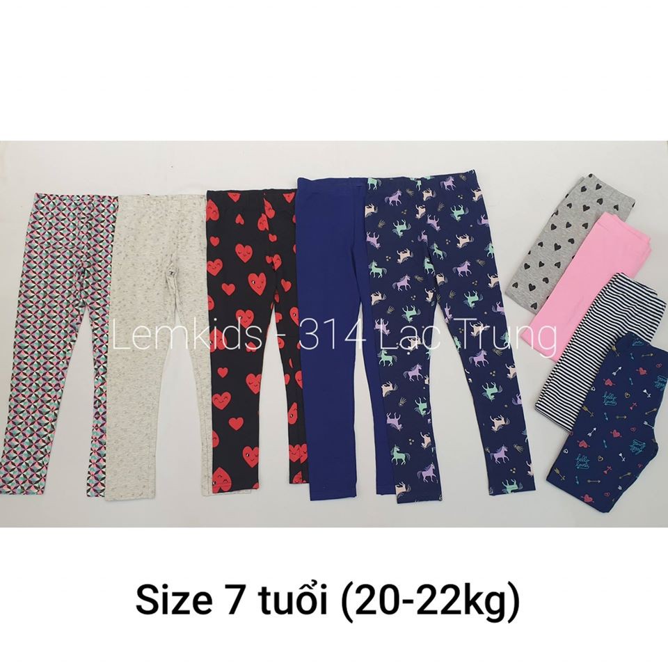 Quần legging Carter xuất xịn các mẫu TD20