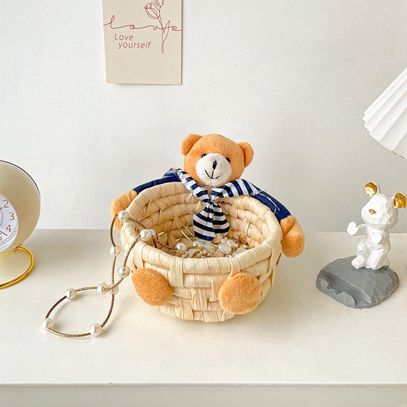 Giỏ Đựng Đồ Dùng Hình Gấu Dễ Thương Tiện Dụng Cho Gia Đình