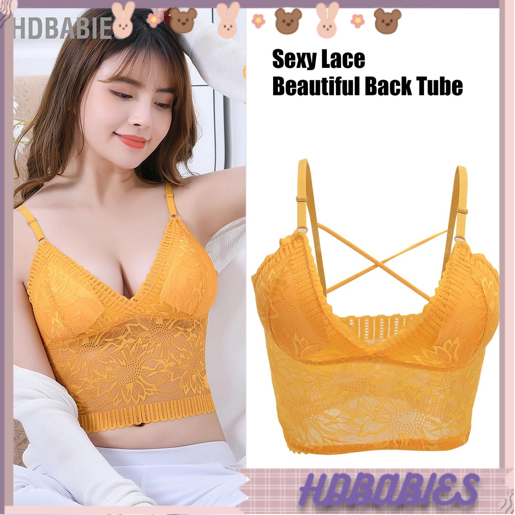 Set 2 Áo lót Không Gọng Hình Tam Giác Lưng Trần Quyến Rũ Cho Nữ