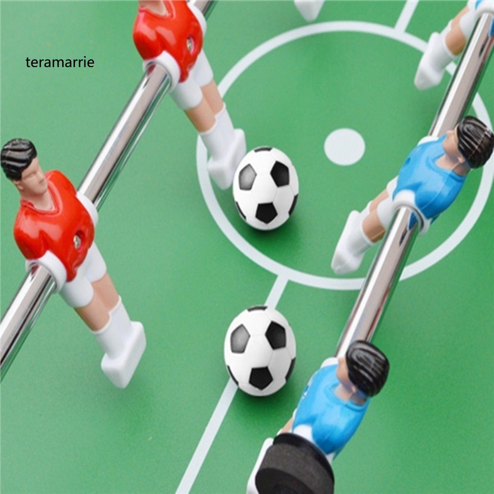 Bộ 6 trái bánh bóng đá mini màu trắng đen kích thước 32mm dùng chơi bóng đá để bàn