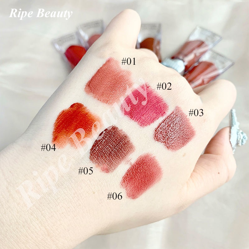 Son Kem Lì KAKASHOW Mềm Môi Căng Mọng Ice Cube Velvet Cute Doll Tuýp