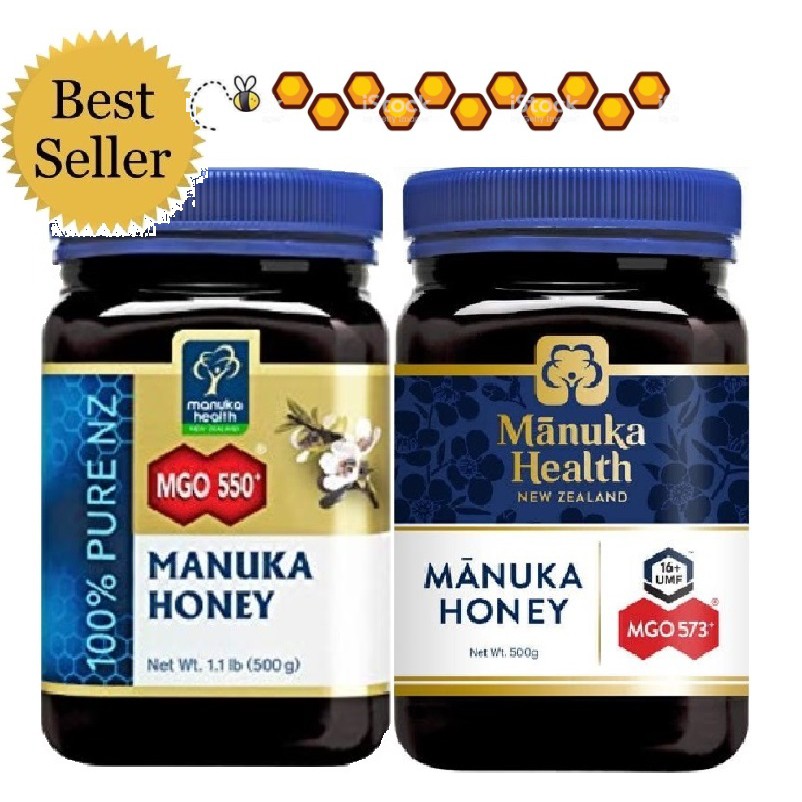 Mật Ong Manuka New Zealand Mgo 573+ 500Gr Manuka Health Honey Mật Ong Úc Umf Kfactor 400+ 263+ 115+