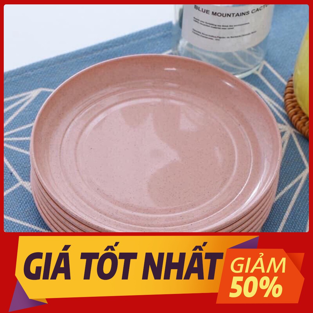 [Sale toàn shop] Set 6 đĩa tròn lúa mạch