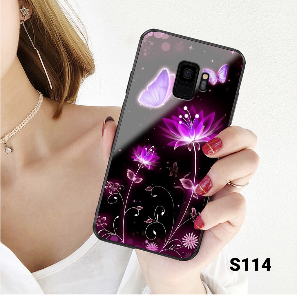 [Freeship toàn quốc từ 50k] Ốp lưng kính cường lực Samsung Galaxy S8/ S8 Plus/ S9/ S9 Plus in hình hoa sang trọng | BigBuy360 - bigbuy360.vn
